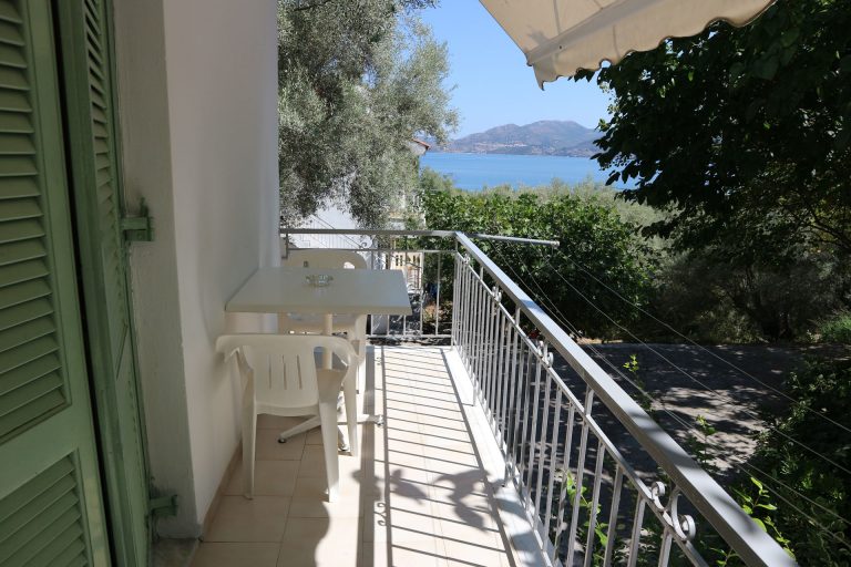 studio with balcony outside view b