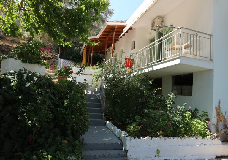 studio with balcony outside view a